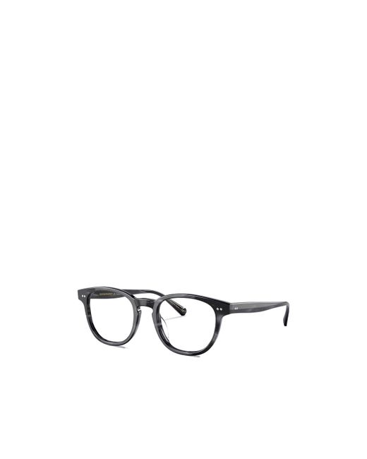 Oliver Peoples Metallic Oval Flat Mirror for men