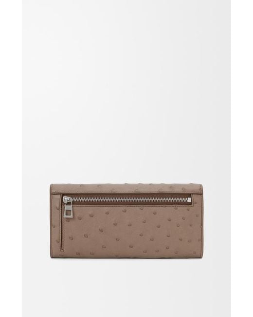 Loewe Brown Pebble Wallet On Chain