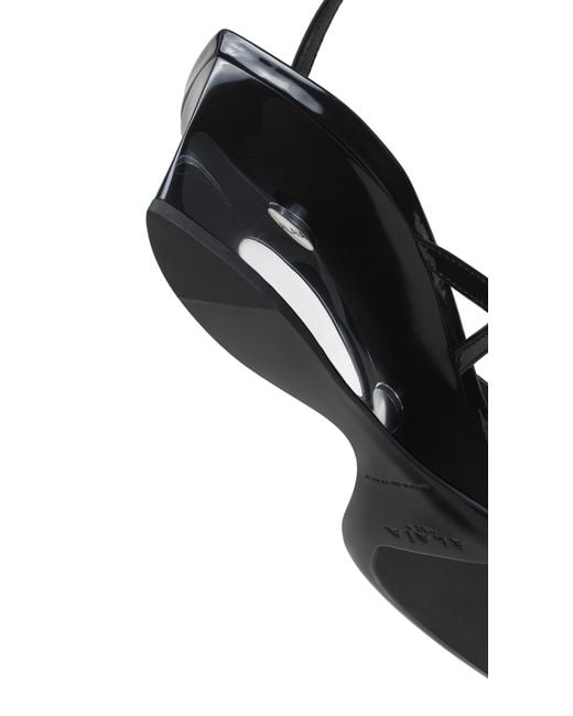 Alaïa White Invisible Flip-Flops