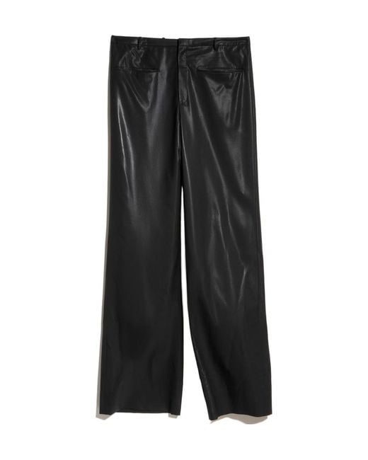 Gucci Black Light Wool Pants With Chintzed Finish for men