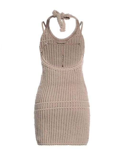 Jacquemus Natural Sheath Dresses