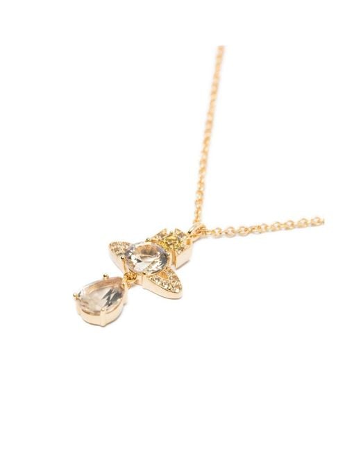 Vivienne Westwood White Pendant Necklace