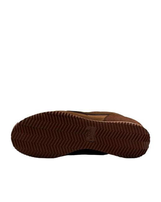 Nike Brown Cortez Lace-Up Sneakers