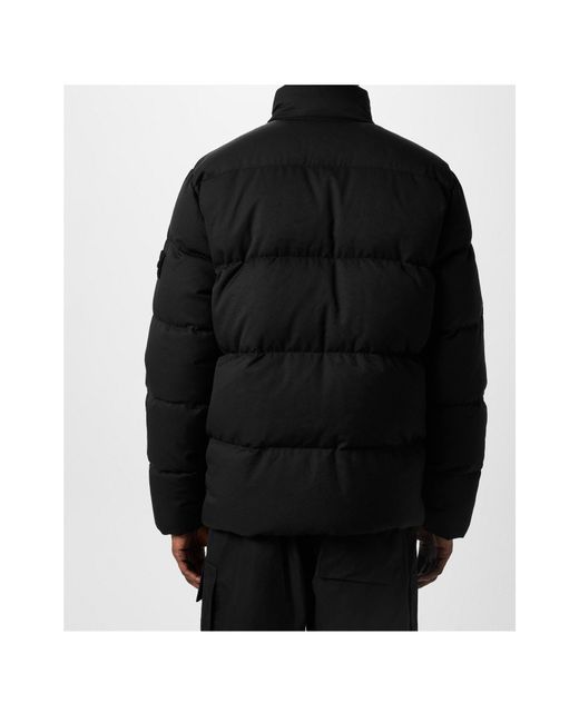 Stone Island Black Ghost Down Puffer Jacket for men