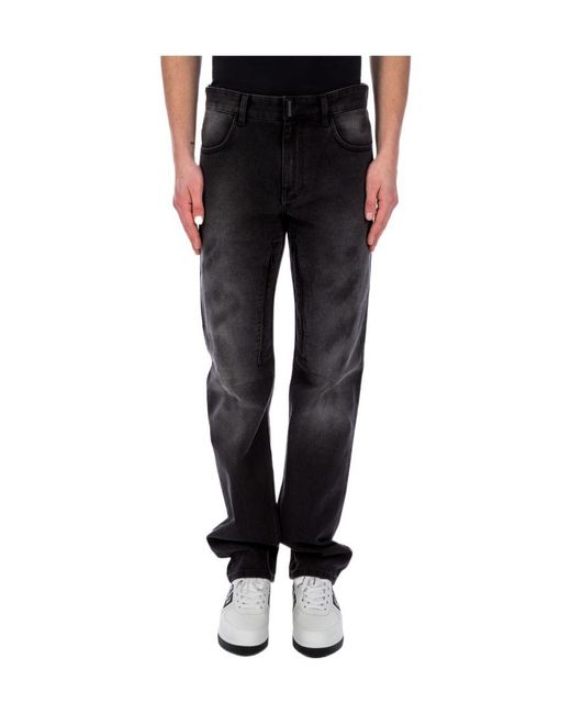 Givenchy Black Straight Leg Denim Jeans for men