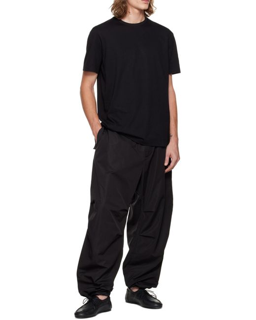 The Row Black Luke T-shirt In Cotton for men