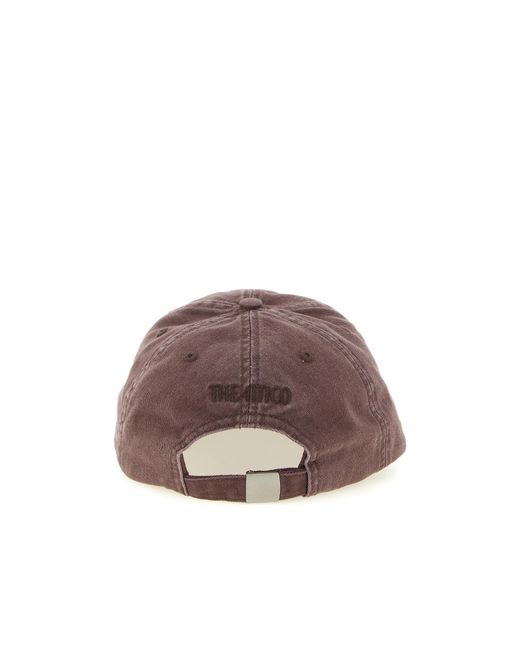 The Attico Brown Logo Baseball Cap