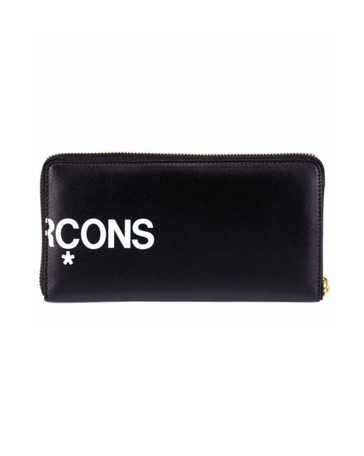 Comme des Garçons Black Comme Des Garçons Wallet Zip Around Logo Wallet for men