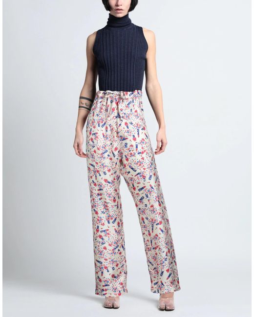 Maison Margiela White Pockets Casual Trouser