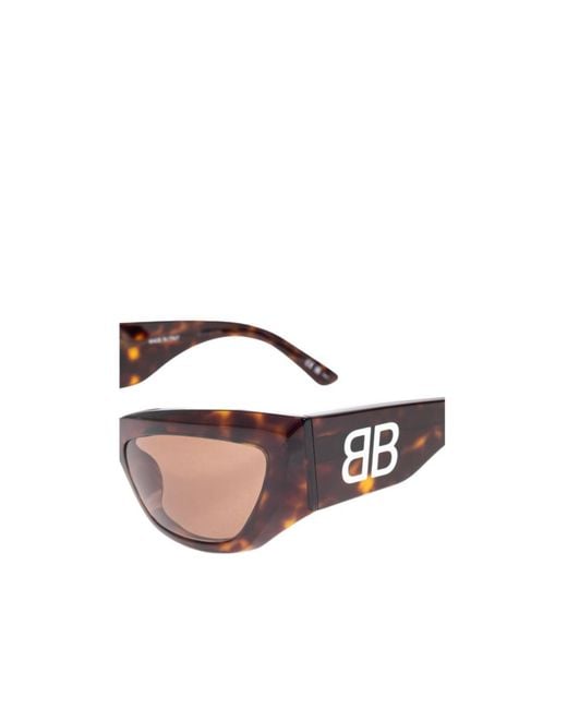 Balenciaga Pink Eyewear Butterfly Frame Sunglasses for men