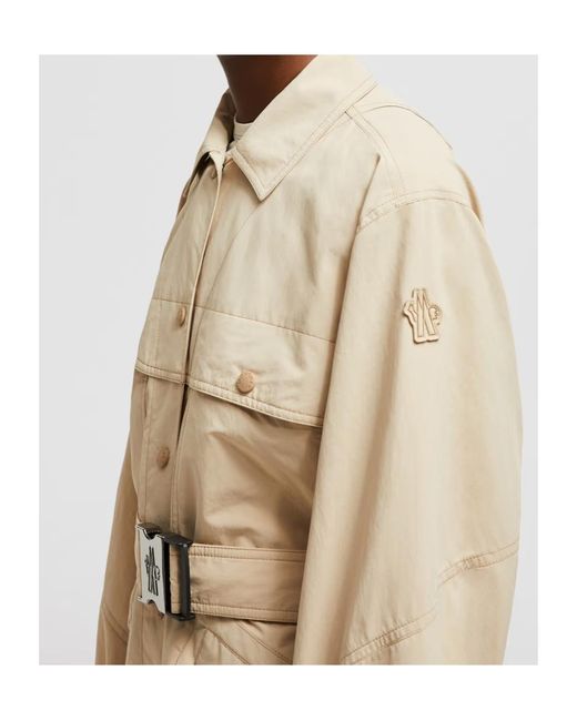 Moncler Natural Kaeng Belted Field Jacket