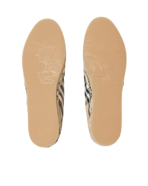 Burberry Natural Check Mews Espadrilles