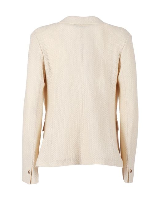 Circolo 1901 Natural Long-Sleeve Blazer