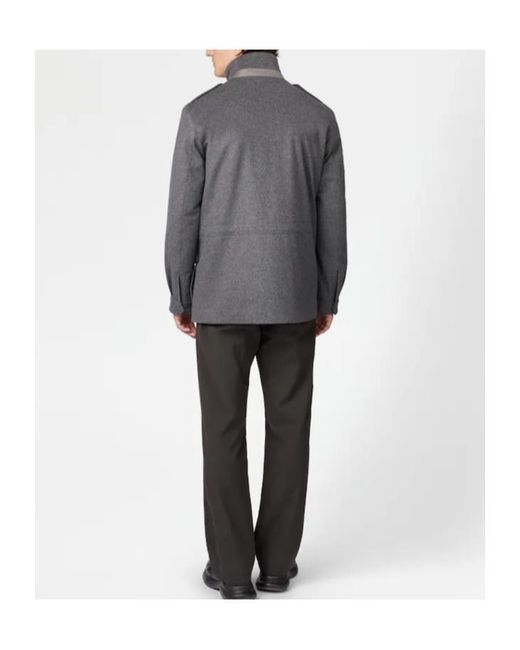 Tod's Gray Field Jacket for men