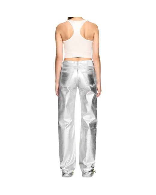 Off-White c/o Virgil Abloh Gray Susy Jeans