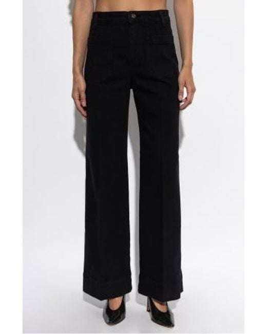 Victoria Beckham Black Belt Loop Jeans