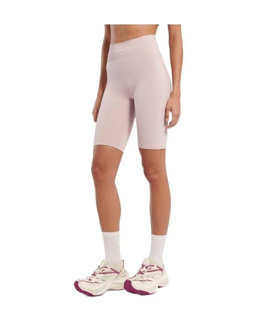 Balenciaga Pink Techwear Seamless Cycling Shorts