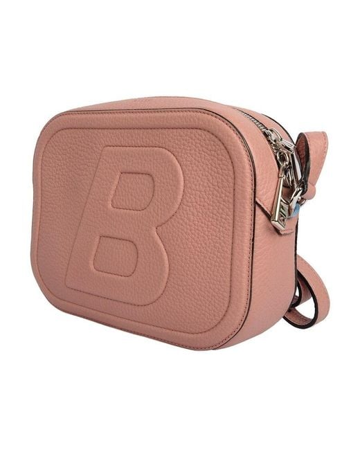 Bally Pink Logo Shoulder Bag