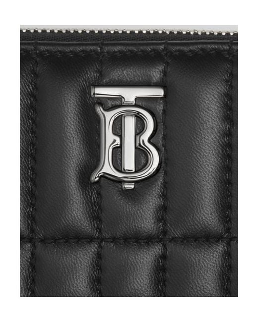 Burberry Black Lola Quilted Mini Wallet