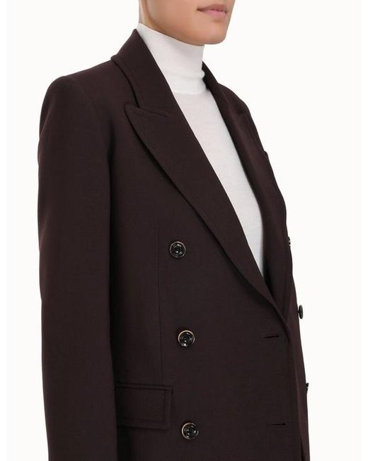 Zimmermann Purple Double Breasted Jacket