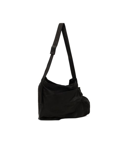 Yohji Yamamoto Black Asymmetric Shoulder Bag
