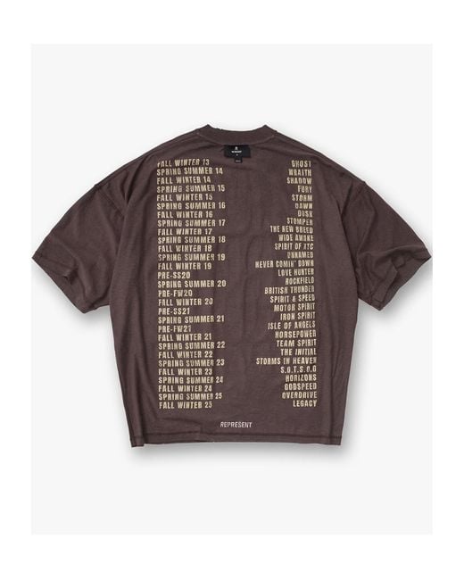 Represent Red Double-Sided T-Shirt for men