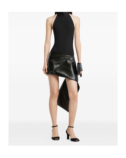 Courreges Black Backless Bodysuit