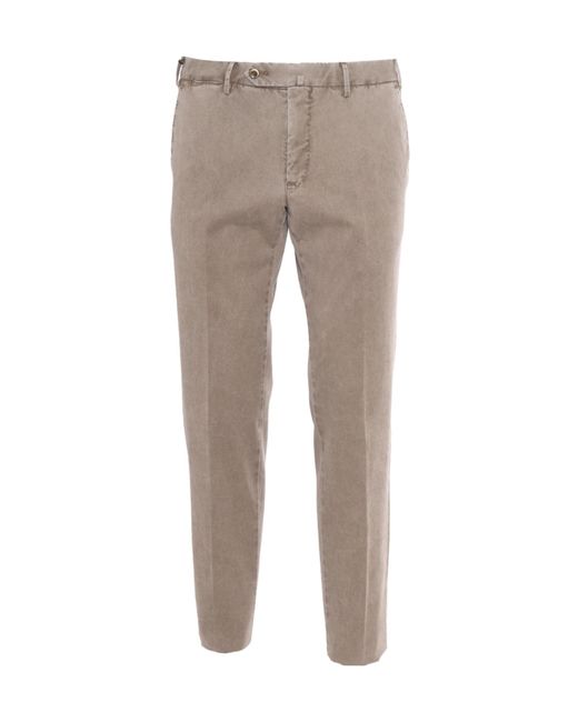 PT01 Gray Pt Torino Slim Trousers for men