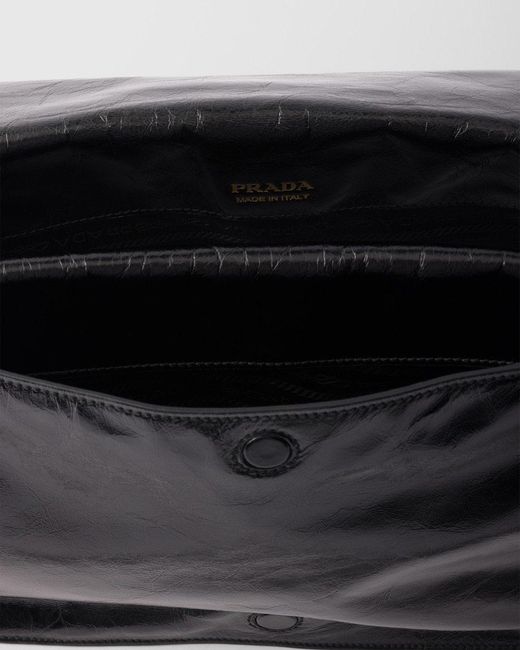 Prada Black Triangle-Logo Shoulder Bag
