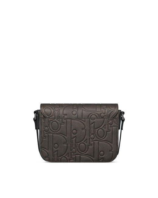 Dior Black Small Saddle Messenger Bag With Flap for men