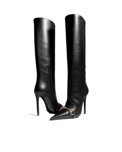 Gucci Black Donna Slip-On Boot