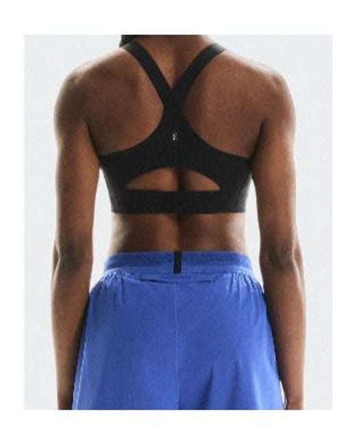 On Shoes Blue Endurance Zip Performance Bra