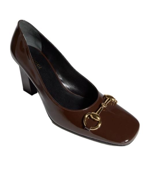 Gucci Brown Signora Pump