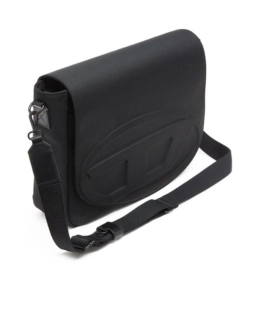 DIESEL Black 1Dr-Messenger Bag for men