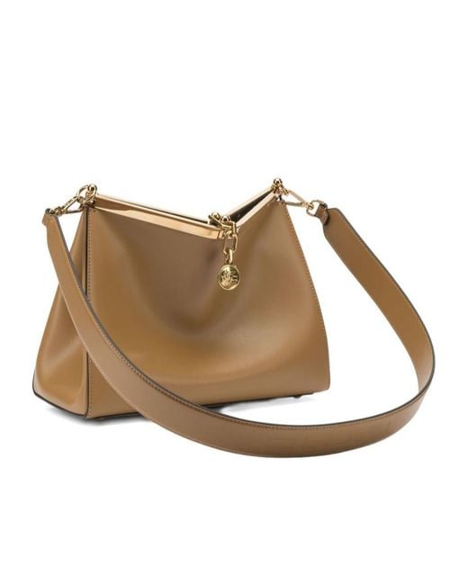 Etro Brown Vela Medium Shoulder Bag