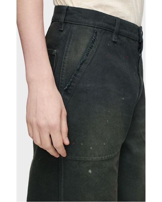 Maison Margiela Gray Double-Dyed Workwear Trousers for men