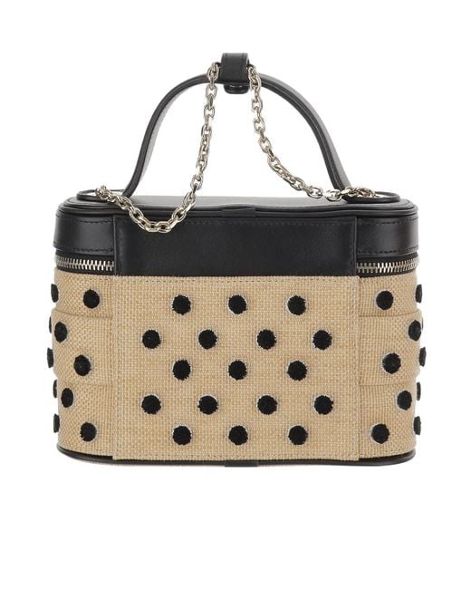 Roger Vivier Metallic Embellished Zipped Clutch Bag