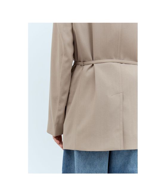 Acne Natural Jador Relaxed Fit Blazer