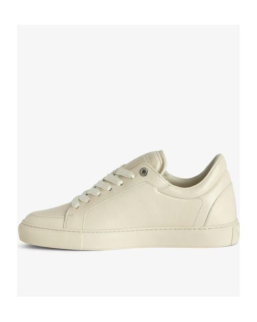 Zadig & Voltaire White Round-Head Casual Shoes