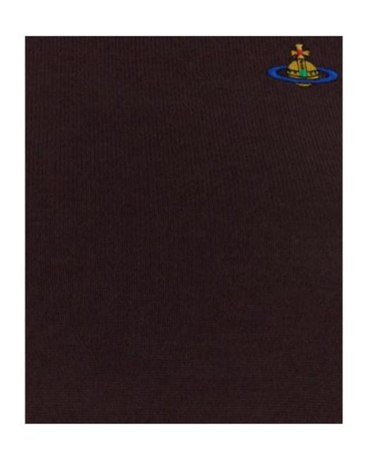Vivienne Westwood Black Bea Short-Sleeve Knitted Top