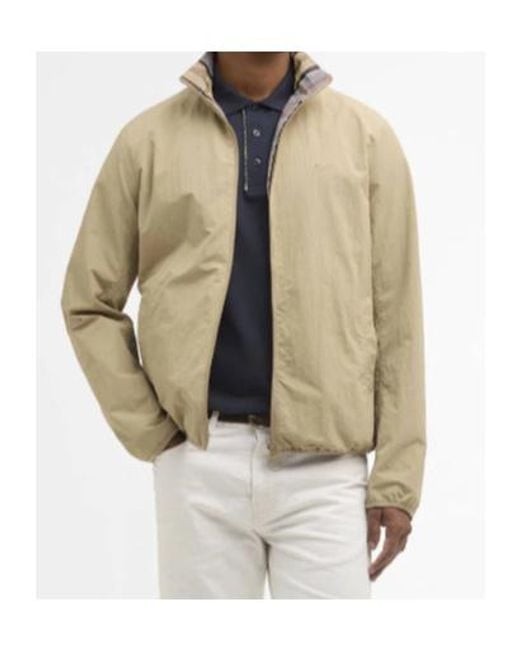 Barbour Green Reversible Korbel Showerproof Jacket for men