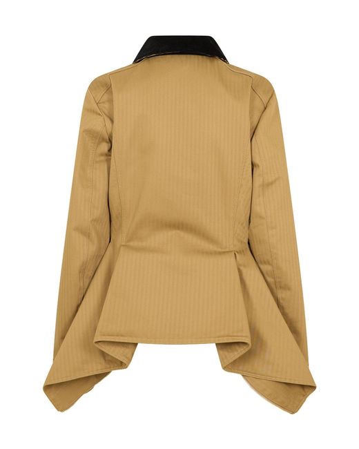 McQueen Metallic Herringbone Track Jacket