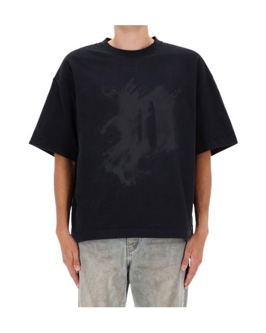 Purple Brand Black Dust Print T-Shirt for men