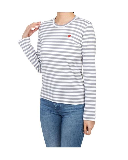 Comme des Garçons Gray Long-Sleeved T-Shirt