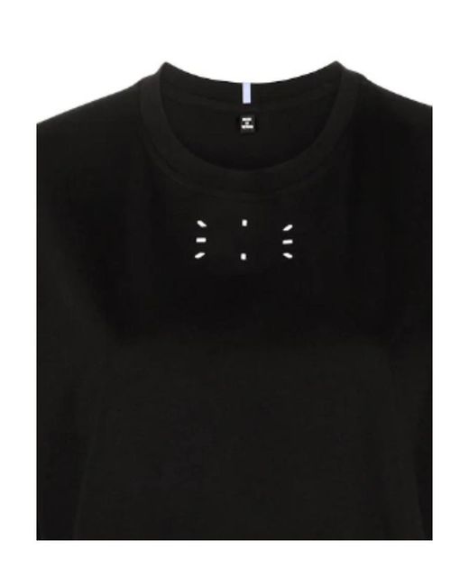 McQ Alexander McQueen Black Logo Print T-Shirt Dress