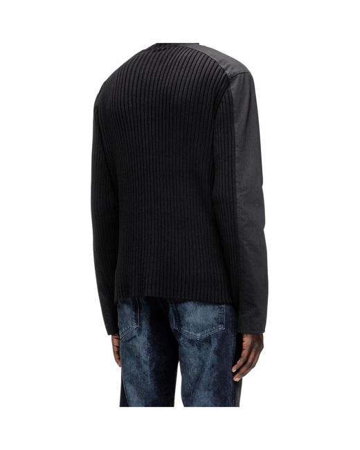 DIESEL Blue K-Matty Zipped Cardigan for men