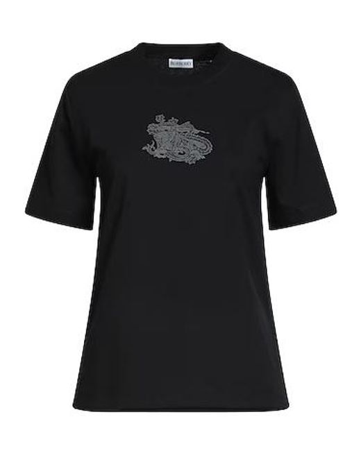 Burberry Black Minimalist Print T-Shirt