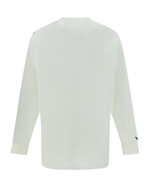 Y-3 Natural 3-Stripes Long-Sleeved T-Shirt for men