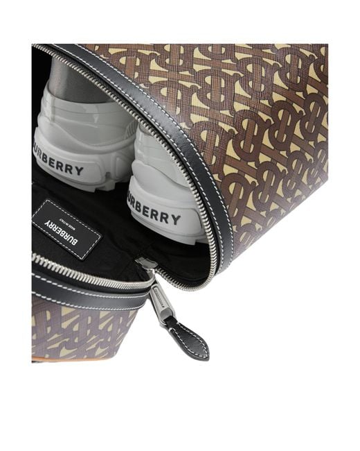 Burberry Brown Monogram E-Canvas Sneaker Bag for men