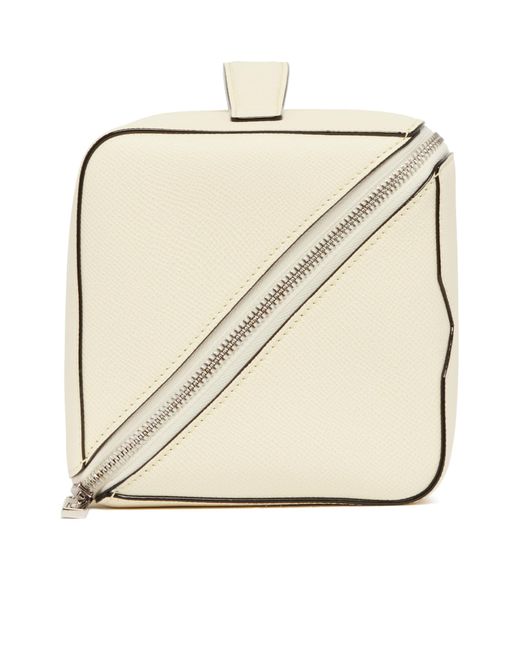 Valextra Metallic V-Shaped Washing Bag for men